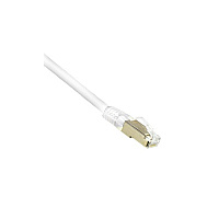 Weltron 1ft White Cat6a Booted Stp Patch Cable (90C6ABS1WH)