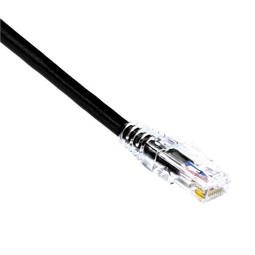 Weltron 3ft Black Cat6 Snagless Patch Cable (90C6CBBK003)