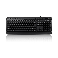 Adesso Multimedia Usb Keyboard With 3 Hubs (AKB132HB)