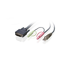 Iogear 16ft(5m) Single Link Dvi-d Usb Kvm Cable (G2L7D05U)