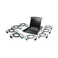 Iogear 8 Port 17 Lcd Combo Kvm Switch W/cable (GCL1808KITUTAA)
