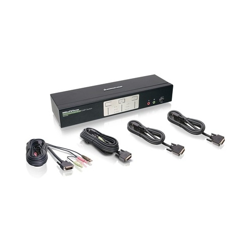 Iogear 2-port Dual View Dvi Kvmp Switch (GCS1642)