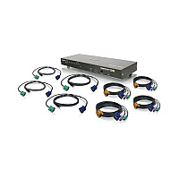 Iogear 8-port Combo Vga Kvmp Switch (GCS1808KIT)