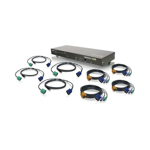 Iogear 8-port Combo Vga Kvmp Switch (GCS1808KIT)