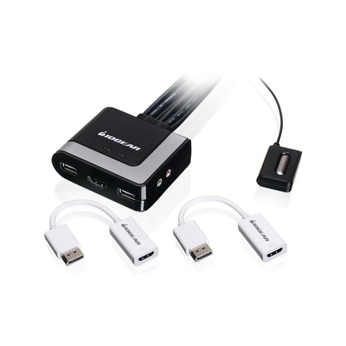 Iogear 2port Hdmi Kvm With Displayport (GCS62HDPKIT)