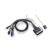 Iogear 2-port Hd Cable Kvm Switch With Audio (GCS62HU)