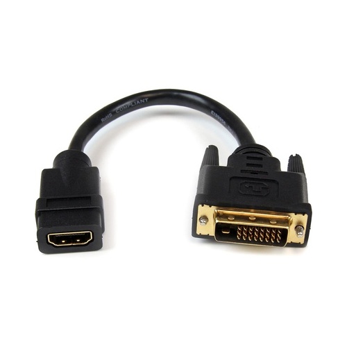 StarTech Hdmi To Dvi-d Video Cable Adapter - F/m (HDDVIFM8IN)