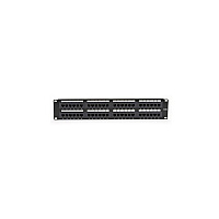 Black Box Cat5e Patch Panel, Punchdown - 2u, Unshielded, 48-port (JPM5E48A)