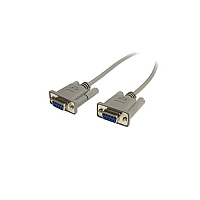 StarTech 25ft Cross Wired Serial Null Modem Cable (SCNM9FF25)