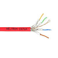Weltron Cat6a Stranded Shielded Cable Red (T2404L6APASHRD)