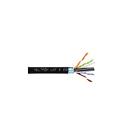 Weltron Cat6 Solid Ftp Cmp Black 1000 Taa Compl (T2404L6SHPBK)
