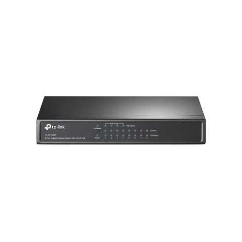TP-Link 8-port Gigabit Desktop Switch With 4 Poe (TLSG1008P)