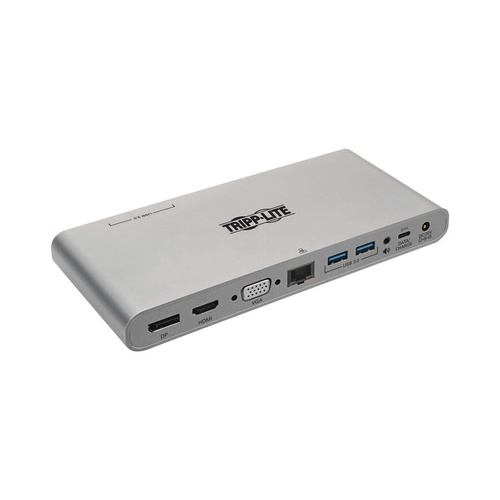 Tripp Lite Usb C Dock W/ Usb Hub Hdmi Vga Dp Gbe 4k (U442DOCK4S)