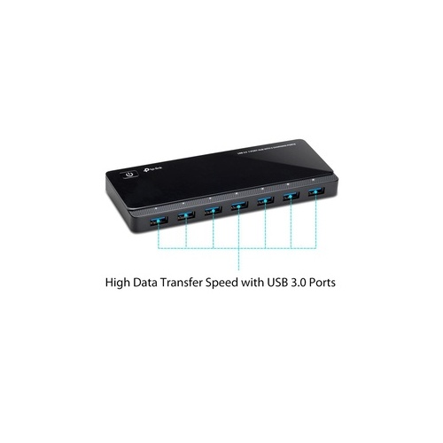 TP-Link 7 Port 3.0 Usb Hub 2 Power Ports (UH720)