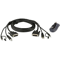 Aten 6ft. Single Display Dvi-d Secure Kvm Cab (2L7D02UDX2)