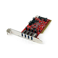 StarTech 4 Port Pci Usb 3.0 Card W/ Sata Power (PCIUSB3S4)