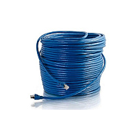 C2G 200ft Cat6 Blue Solid Shielded Patch Cbl (43122)