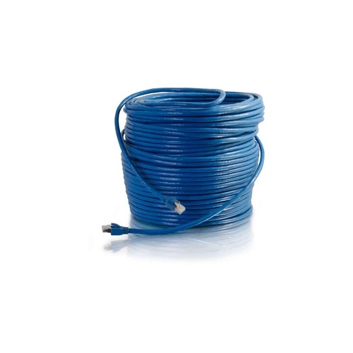 C2G 300ft Cat6 Blue Solid Shielded Patch Cbl (43124)