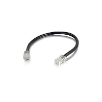 C2G 15ft Cat6 Non-boot Utp Cbl-blk (04118)