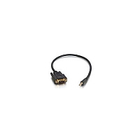 C2G 1.5ft Db9 Male To 3.5 Adapter Bk (02444)