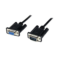 StarTech 1m Black Db9 Rs232 Null Modem Cable F/m (SCNM9FM1MBK)