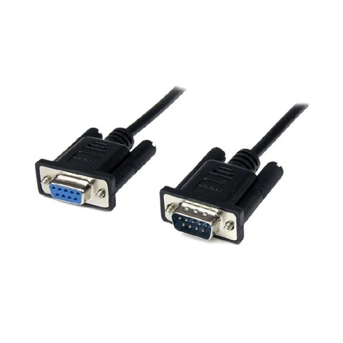 StarTech 1m Black Db9 Rs232 Null Modem Cable F/m (SCNM9FM1MBK)