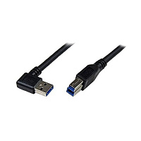 StarTech 1m Black Usb 3 Cable Right Angle A To B (USB3SAB1MRA)