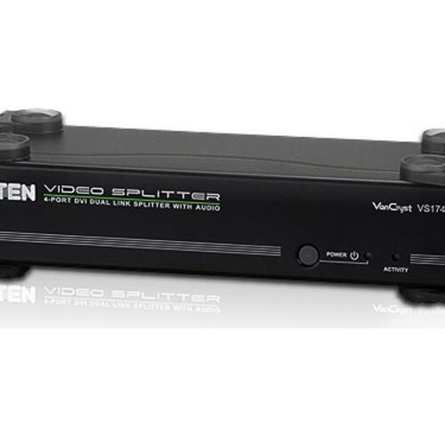 Aten 4port Dvi Dual Link Splitter + Audio/rs2 (VS174)
