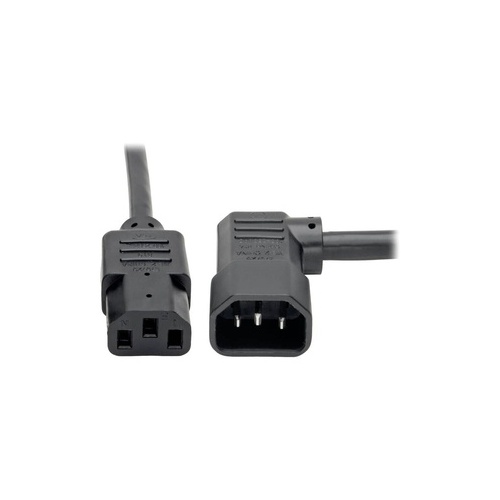 Tripp Lite 6ft Power Cord 14awg Left Angle C14/c13 (P00500614LA)