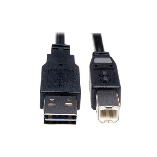 Tripp Lite 10ft Reversible Usb Cable A/b M/m (UR022010)