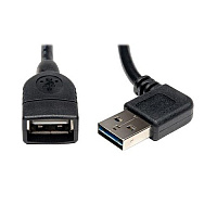 Tripp Lite 18in Reversible Usb Cable Right Angle-a (UR02418NRA)