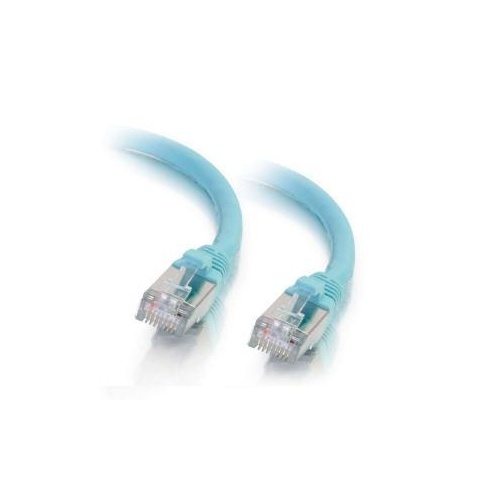 C2G 8ft Cat6a Snagless Stp Cbl-aqua (00747)
