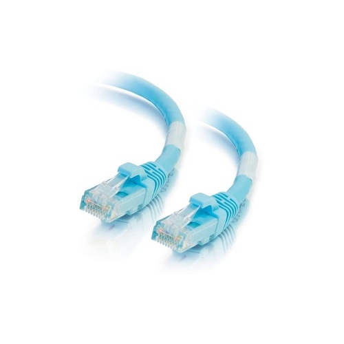 C2G 14ft Cat6a Snagless Ethernet Cable-aqua (00768)