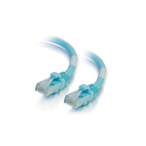 C2G 30ft Cat6a Snagless Utp Cbl-aqua (00772)