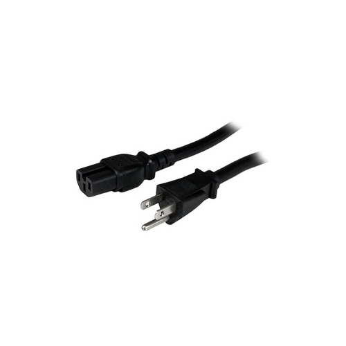 StarTech 8ft Heavy Duty Power Cord Nema 5-15p/c15 (PXT515C158)