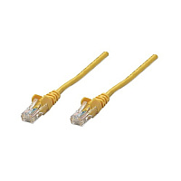Intellinet 25 Ft Yellow Cat5e Snagless Patch Cable (319966)