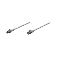 Intellinet 7 Ft Grey Cat6 Snagless Patch Cable (334112)