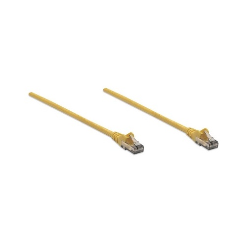 Intellinet 25 Ft Yellow Cat6 Snagless Patch Cable (342391)