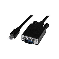StarTech Mini Displayport To Vga Cable 10ft Black (MDP2VGAMM10B)
