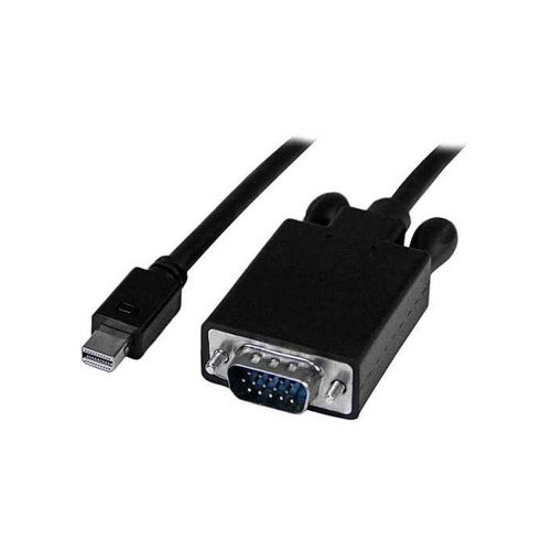StarTech Mini Displayport To Vga Cable 10ft Black (MDP2VGAMM10B)