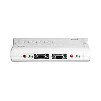 Trendnet 4-port Kit Waudio Include 4 X Kvm Cables (TK409K)