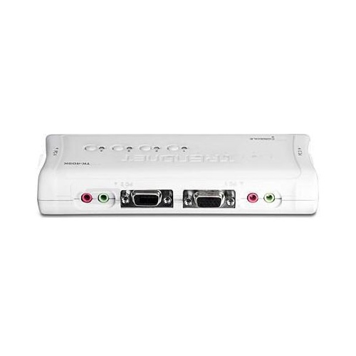 Trendnet 4-port Kit Waudio Include 4 X Kvm Cables (TK409K)
