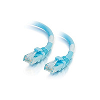 C2G 6in Cat6a Snagless Ethernet Cable-aqua (00978)
