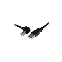 StarTech 1m Usb 2.0 A To Left Angle B Cable M/m (USBAB1ML)