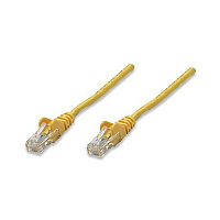Intellinet 50 Ft Yellow Cat5e Snagless Patch Cable (320610)