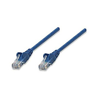 Intellinet 100 Ft Blue Cat5e Snagless Patch Cable (320634)