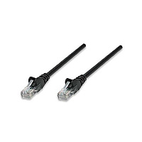 Intellinet 100 Ft Black Cat5e Snagless Patch Cable (320801)
