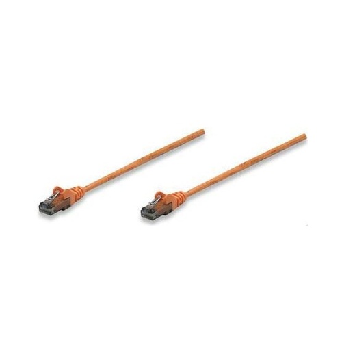 Intellinet 50 Ft Orange Cat6 Snagless Patch Cable (342308)