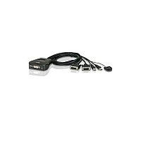 Aten 2port Usb Dvi Cable Kvm Switch (CS22D)