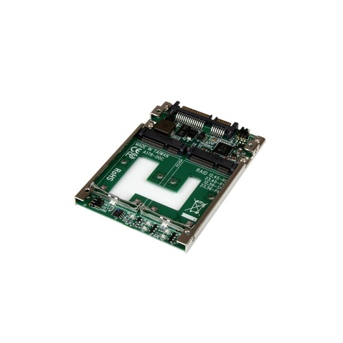 StarTech Dual Msata Ssd To 2.5 Sata Raid Adapter (25SAT22MSAT)
